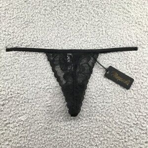 Mapale Lace Thong‎ Black M / L